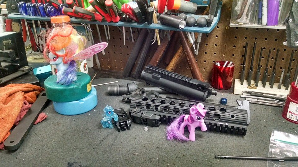 Typical workbench when you have daughters