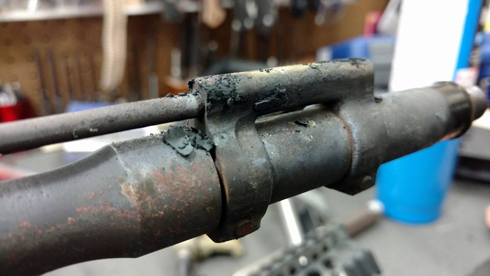 Well used and charred after years of suppressor use